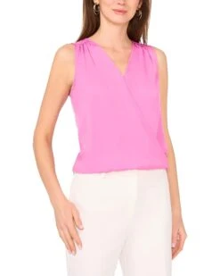 Vince Camuto Wrap Front Sleeveless Blouse | Shirts & Tops