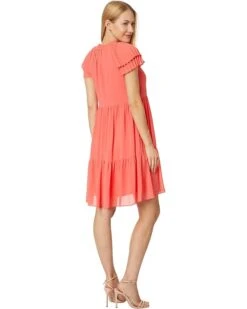 Vince Camuto Chiffon Pleated Sleeve Float Dress | Dresses -Shoe Trend Shop 619ajzFNnML. AC SR736920