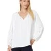 Vince Camuto Raglan Slv Split Neck Blouse W Embroidery | Shirts & Tops -Shoe Trend Shop 61B9uEqMnzL. AC SR736920
