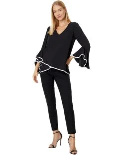 Vince Camuto V-Neck Overlap Blouse | Shirts & Tops -Shoe Trend Shop 61EIoPCzPL. AC SR736920