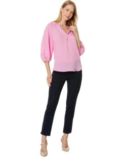 Vince Camuto Raglan Puff Sleeve Blouse W/ Ruffle Neck | Shirts & Tops -Shoe Trend Shop 61JlgFdChmL. AC SR736920