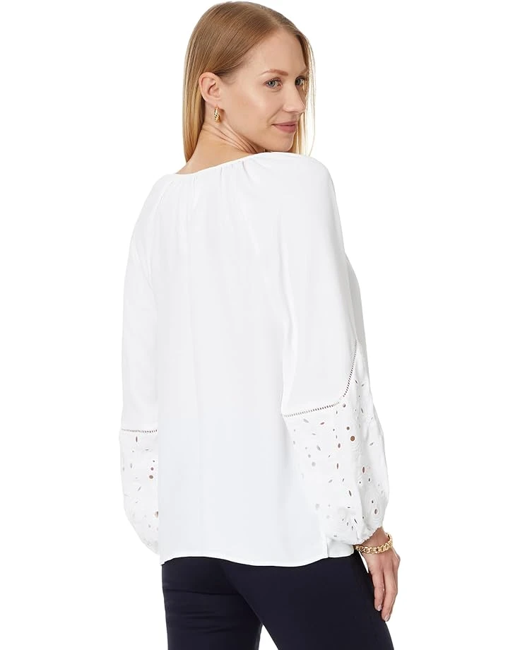 Vince Camuto Raglan Slv Split Neck Blouse W Embroidery | Shirts & Tops 4 Vince Camuto Raglan Slv Split Neck Blouse W Embroidery | Shirts & Tops - Image 2