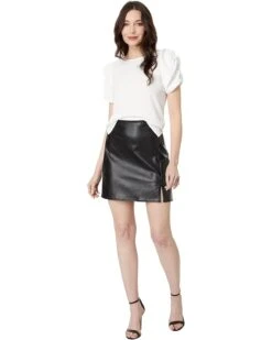 Vince Camuto Crew Neck Gathered Puff Sleeve Blouse | Shirts & Tops -Shoe Trend Shop 61Mgh7j22HL. AC SR736920
