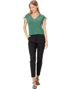 Vince Camuto Slvlss V Neck With Shirring At Shoulders | Shirts & Tops -Shoe Trend Shop 61OkrnZkx L. AC SR736920