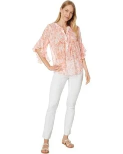 Vince Camuto Pintuck Flutter Sleeve Henley Blouse | Shirts & Tops 9 Vince Camuto Pintuck Flutter Sleeve Henley Blouse | Shirts & Tops -Shoe Trend Shop 61eJnHT6K2L. AC SR736920