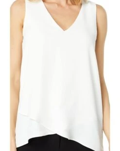 Vince Camuto Sleeveless V-Neck Overlap Blouse | Shirts & Tops -Shoe Trend Shop 61eadhnx0ZL. AC SR736920