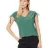 Vince Camuto Slvlss V Neck With Shirring At Shoulders | Shirts & Tops -Shoe Trend Shop 716FOypeB9L. AC SR736920