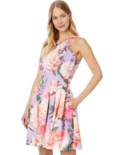 Vince Camuto PTD Scuba Fit & Flare Dress | Dresses