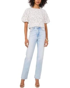 Vince Camuto Crew Neck Blouse With Puff Sleeve | Shirts & Tops -Shoe Trend Shop 718Y4kVozoL. AC SR736920