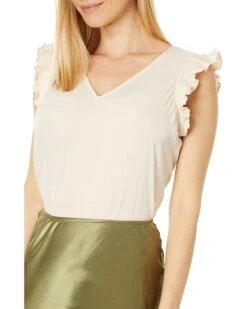 Vince Camuto V-Neck Pleated Sleeve Blouse | Shirts & Tops -Shoe Trend Shop 718osEzFyDL. AC SR736920