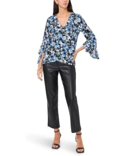 Vince Camuto V-Neck Flutter Sleeve Blouse | Shirts & Tops -Shoe Trend Shop 71AHt1Jh0LL. AC SR736920
