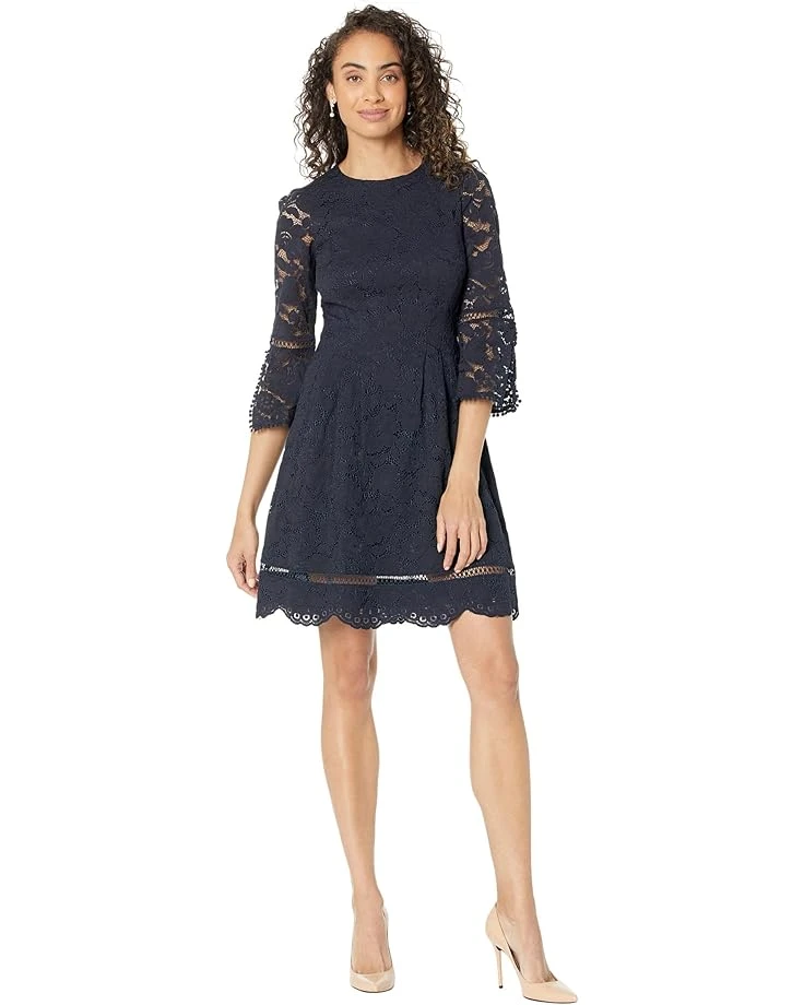 Vince Camuto Lace Pinch Pleat Fit-and-Flare Dress | Dresses 6 Vince Camuto Lace Pinch Pleat Fit-and-Flare Dress | Dresses - Image 4