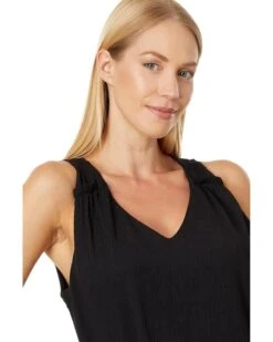 Vince Camuto V-Neck Ruched Strap Sleeveless Blouse | Shirts & Tops -Shoe Trend Shop 71cYrWnX3YL. AC SR736920