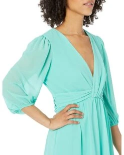 Vince Camuto Chiffon Twist Front Balloon Sleeve Fit-and-Flare | Dresses -Shoe Trend Shop 71kz46RVvlL. AC SR736920