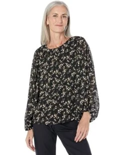 Vince Camuto Bloosan Crew Neck Blouse | Shirts & Tops