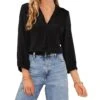 Vince Camuto Collared Long Sleeve Blouse With Shirtale | Shirts & Tops -Shoe Trend Shop 81fPgw4PLOL. AC SR736920