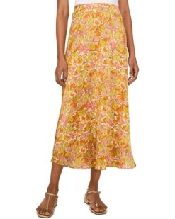 Vince Camuto Bias Pull On Midi Skirt | Skirts